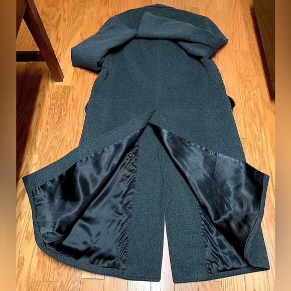 Men’s 46 XL Full Length Jacobson’s Custom USA Made ALPACUNA Trench Overcoat - Picture 13 of 16